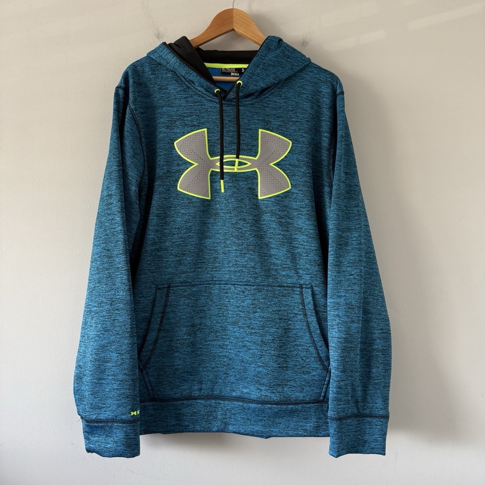 Under Armour Storm 1 Hoodie Mens XL Loose Fit Heathered Pullover Sweatshirt